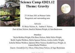 Science Camp #2021.12 Theme: Gravity - Walden 3-D, Inc.