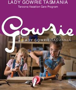 LADY GOWRIE TASMANIA Taroona Vacation Care Program - Taroona Primary School