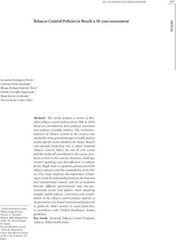 Tobacco Control Policies in Brazil: a 30-year assessment - Semantic Scholar