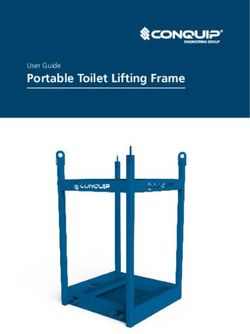 Portable Toilet Lifting Frame - User Guide - Conquip Engineering Group