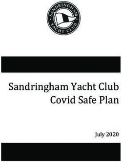 Sandringham Yacht Club Covid Safe Plan - July 2020