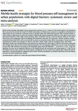 Mobile health strategies for blood pressure self-management in urban populations with digital barriers: systematic review and meta-analyses - Nature