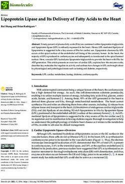 Lipoprotein Lipase and Its Delivery of Fatty Acids to the Heart