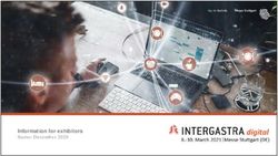 Information for exhibitors Status: December 2020 - Messe Stuttgart