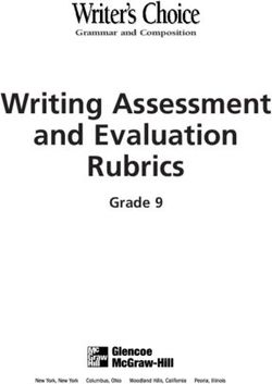 Writing Assessment and Evaluation Rubrics - Grade 9 - Grammar and Composition