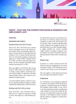 BREXIT - WHAT ARE THE CURRENT PROVISIONS IN RESIDENCE AND EMPLOYMENT LAW? AUSTRIA - SCWP Schindhelm