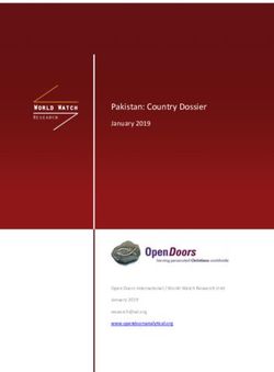 Pakistan: Country Dossier - January 2019 - Open Doors