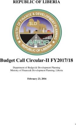 Budget Call Circular-II FY2017/18 - REPUBLIC OF LIBERIA - February 23, 2016 - Collaborative Africa ...