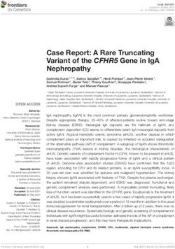 CASE REPORT: A RARE TRUNCATING VARIANT OF THE CFHR5 GENE IN IGA NEPHROPATHY - SERVAL