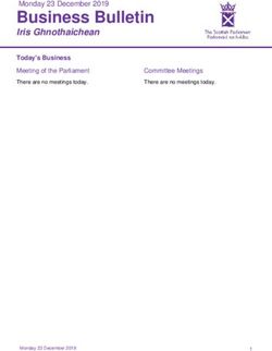 Business Bulletin Iris Ghnothaichean - Monday 23 December 2019 - Scottish Parliament