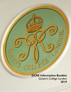 GCSE Information Booklet Queen's College London 2019 - Queen's College ...