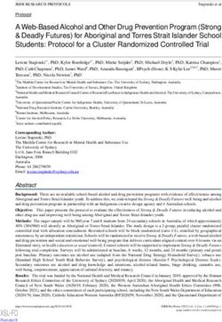 A Web-Based Alcohol and Other Drug Prevention Program (Strong & Deadly Futures) for Aboriginal and Torres Strait Islander School Students: ...