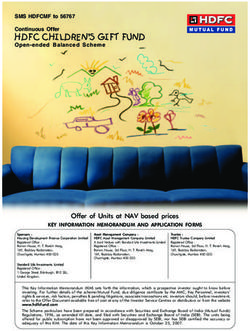 HDFC CHILDREN'S GIFT FUND - Continuous Offer