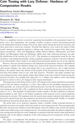 Coin Tossing with Lazy Defense: Hardness of Computation Results - Cryptology ePrint Archive