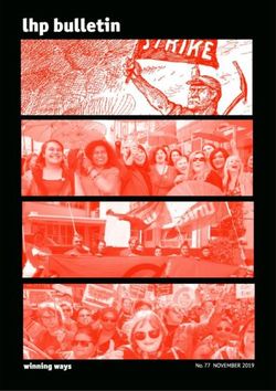Lhp bulletin - winning ways - Labour History Project