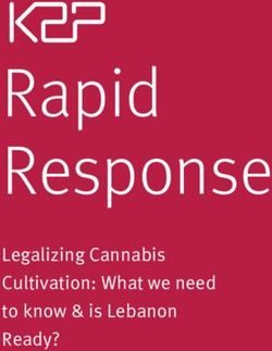 Rapid Response Legalizing Cannabis Cultivation: What we need to know & is Lebanon Ready? - AUB