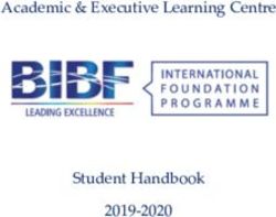 Academic & Executive Learning Centre Student Handbook 2019-2020