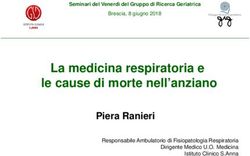 LA MEDICINA RESPIRATORIA E LE CAUSE DI MORTE NELL'ANZIANO - GRG