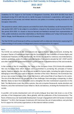 Guidelines for EU Support to Civil Society in Enlargement Region, 2021-2027 - eu tacso 3