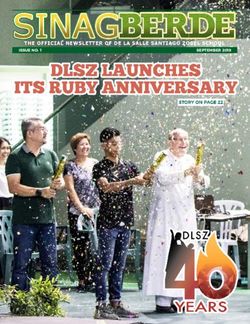 ISSUE NO. 1 SEPTEMBER 2018 - De La Salle Santiago Zobel