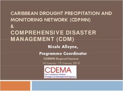 COMPREHENSIVE DISASTER MANAGEMENT (CDM) - CARIBBEAN DROUGHT PRECIPITATION AND MONITORING NETWORK (CDPMN)
