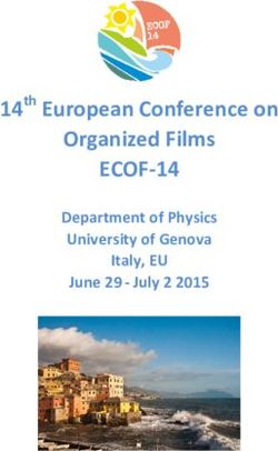 ECOF-14 Organized Films - 14th European Conference on Department of Physics University of Genova - cnism