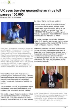 UK eyes traveler quarantine as virus toll passes 100,000