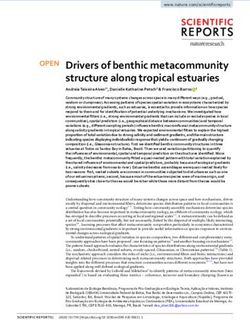 Drivers of benthic metacommunity structure along tropical estuaries - Nature