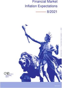 Financial Market Inflation Expectations 8/2021 - Česká ...