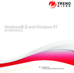 Windows 8 and Windows RT - NEW BEGINNINGS - By: Douglas Otis