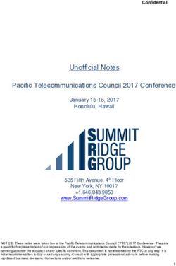 Unofficial Notes Pacific Telecommunications Council 2017 Conference - Summit Ridge Group
