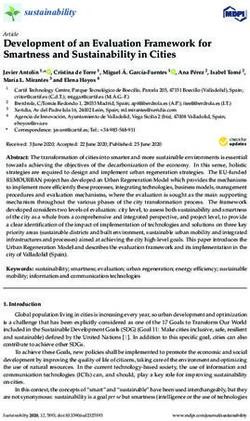 Development of an Evaluation Framework for Smartness and Sustainability in Cities - MDPI