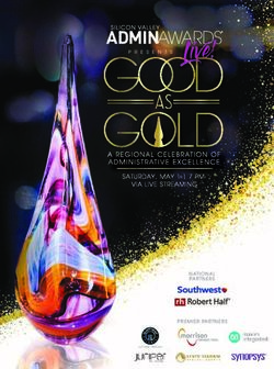 A REGIONAL CELEBRATION OF ADMINISTRATIVE EXCELLENCE SATURDAY, MAY 1 | 7 PM VIA LIVE STREAMING