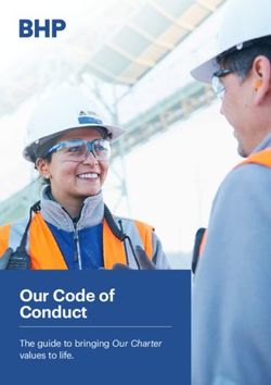 Our Code of Conduct The guide to bringing Our Charter values to life - BHP