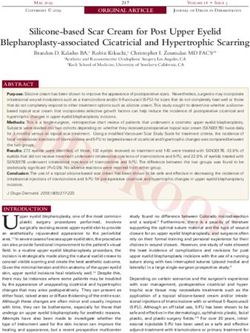 Silicone-based Scar Cream for Post Upper Eyelid Blepharoplasty-associated Cicatricial and Hypertrophic Scarring
