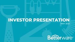 INVESTOR PRESENTATION - MAY 2021 - AWS