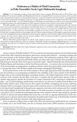 Orchestra as a Marker of Fluid Community in Ēriks E&scaron;envalds's Nordic Light Multimedia Symphony