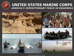 UNITED STATES MARINE CORPS - AMERICA'S EXPEDITIONARY FORCE IN READINESS