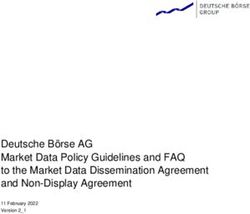 Deutsche B&ouml;rse AG Market Data Policy Guidelines and FAQ to the Market Data Dissemination Agreement and Non-Display Agreement