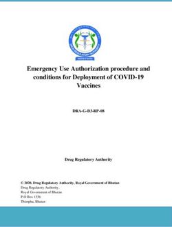 Emergency Use Authorization procedure and conditions for Deployment of COVID-19 Vaccines