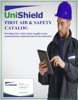 FIRST AID & SAFETY CATALOG - PROVIDING FIRST AID & SAFETY SUPPLIES TO THE MANUFACTURING, INDUSTRIAL AND SERVICE INDUSTRIES - SOCAL FIRST AID