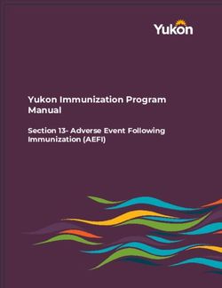 Yukon Immunization Program Manual - Section 13- Adverse Event Following Immunization (AEFI) - Government of ...