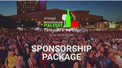 SPONSORSHIP PACKAGE - AUGUST 17-18, 2018 - Mississauga ITALFEST