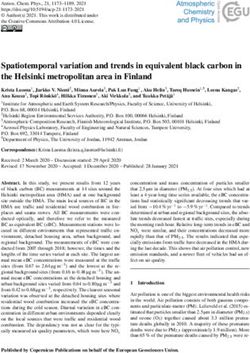 Spatiotemporal variation and trends in equivalent black carbon in the Helsinki metropolitan area in Finland - Recent