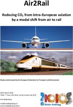 Air2Rail Reducing CO2 from intra-European aviation by a modal shift from air to rail - Transport & Environment