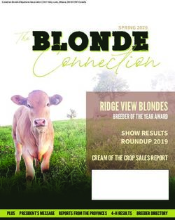 RIDGE VIEW BLONDES BREEDER OF THE YEAR AWARD - Canadian Blonde d'Aquitaine Association