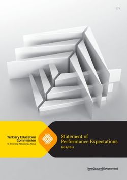 Statement of Performance Expectations 2016/2017 - iii - Tertiary ...