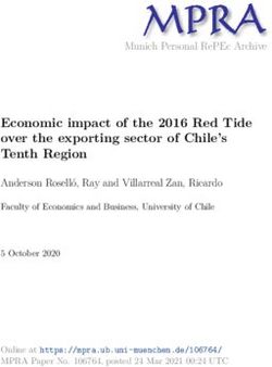 Economic impact of the 2016 Red Tide over the exporting sector of Chile's Tenth Region