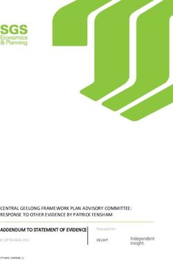 CENTRAL GEELONG FRAMEWORK PLAN ADVISORY COMMITTEE: RESPONSE TO OTHER EVIDENCE BY PATRICK FENSHAM - ADDENDUM TO STATEMENT OF EVIDENCE