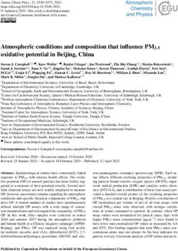 Atmospheric conditions and composition that influence PM2.5 oxidative potential in Beijing, China - Recent